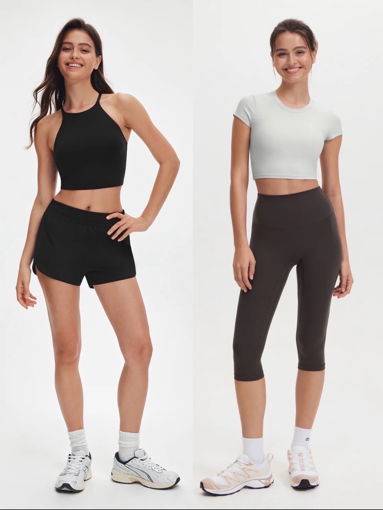 Women's Crop Top Activewear Set Collection