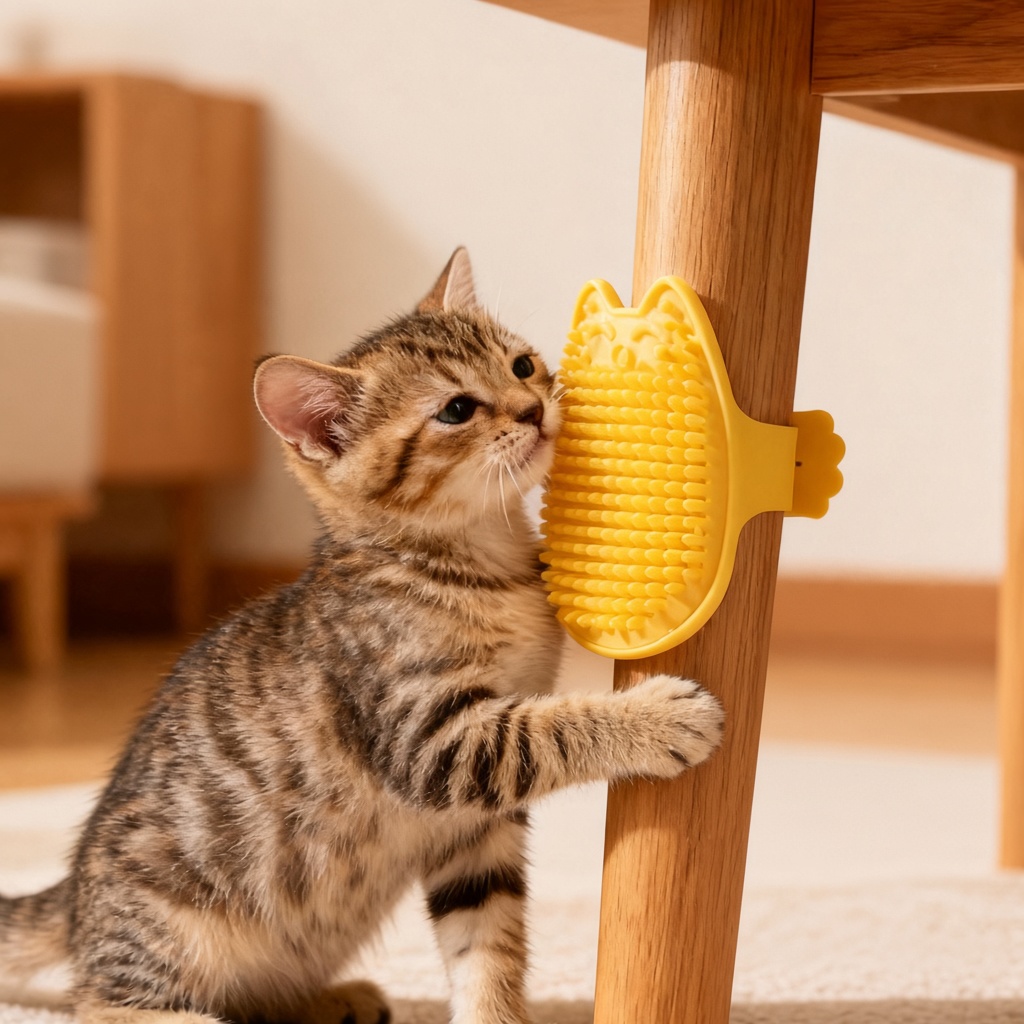 Cat-Face Silicone Corner Itch Massager