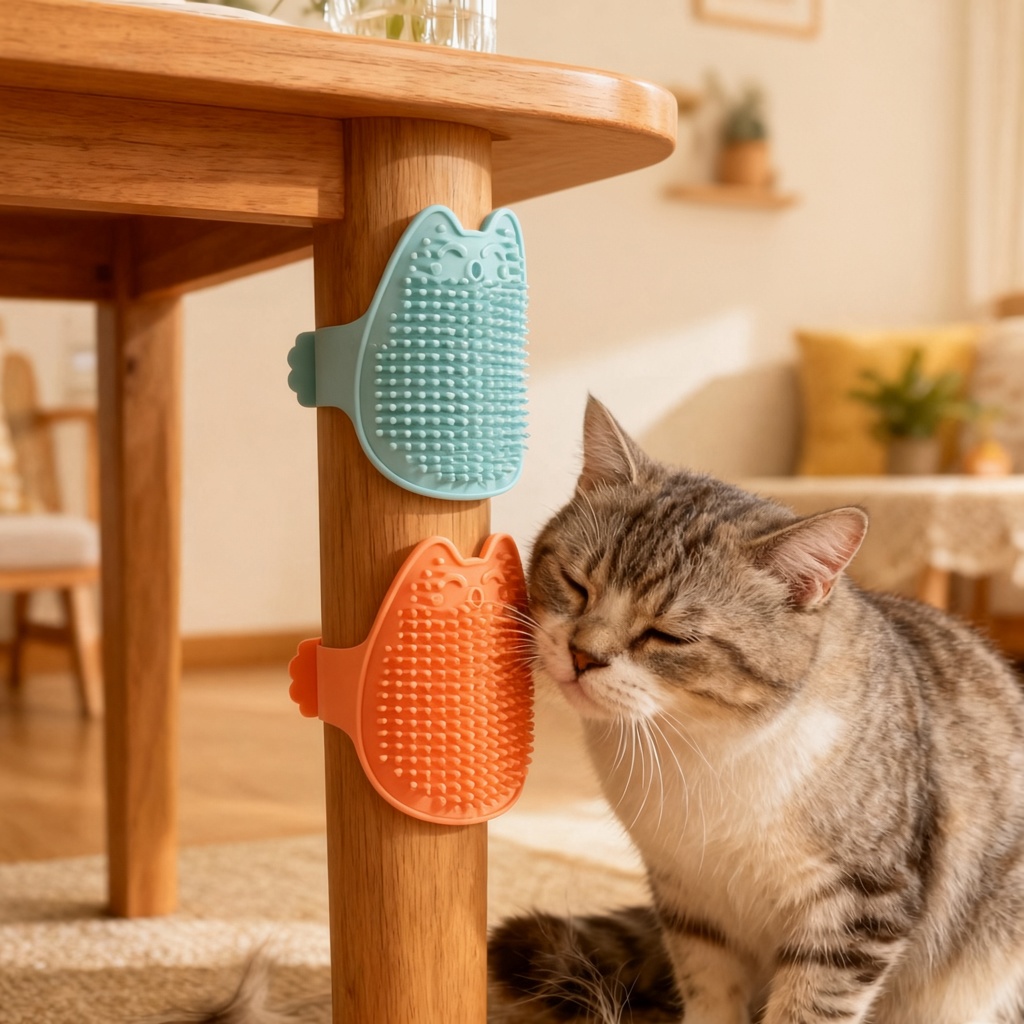 Cat-Face Silicone Corner Itch Massager