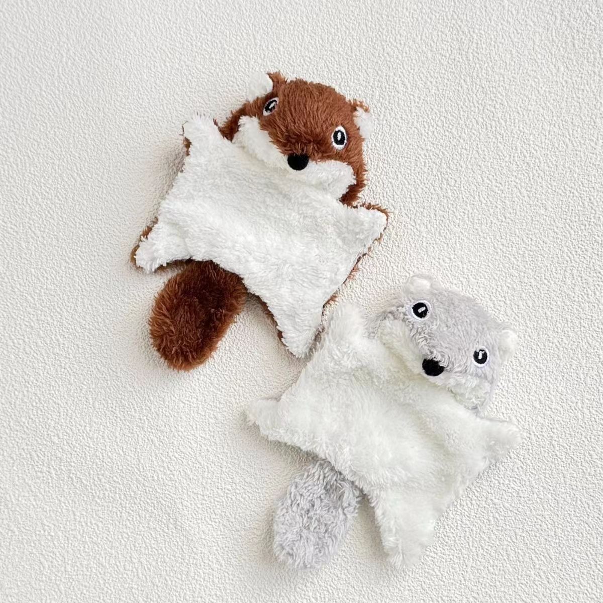 Crinkle Plush Flying Squirrel Toy