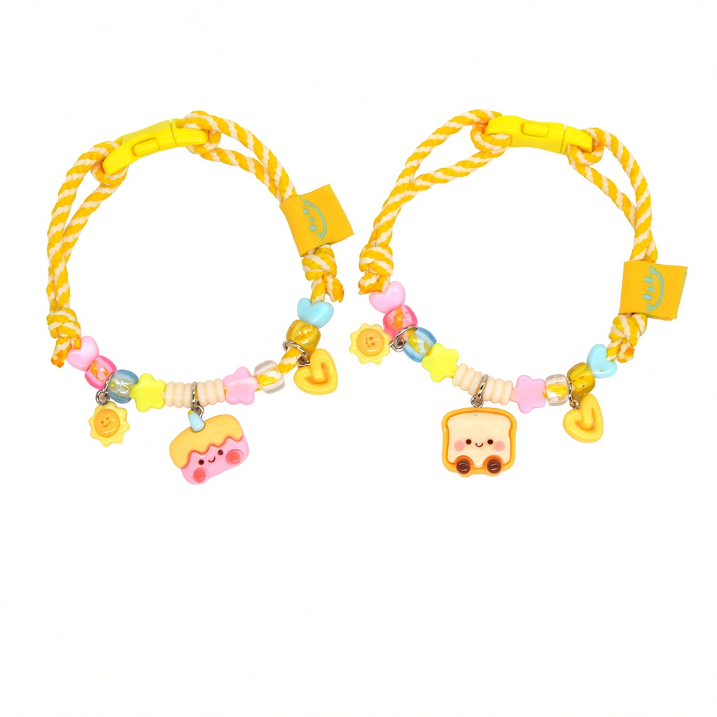 Cute Charm Beaded Rope Pet Collar