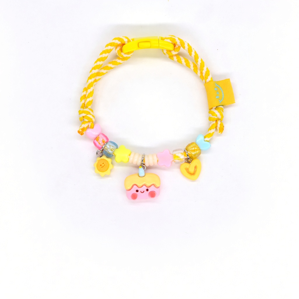 Cute Charm Beaded Rope Pet Collar