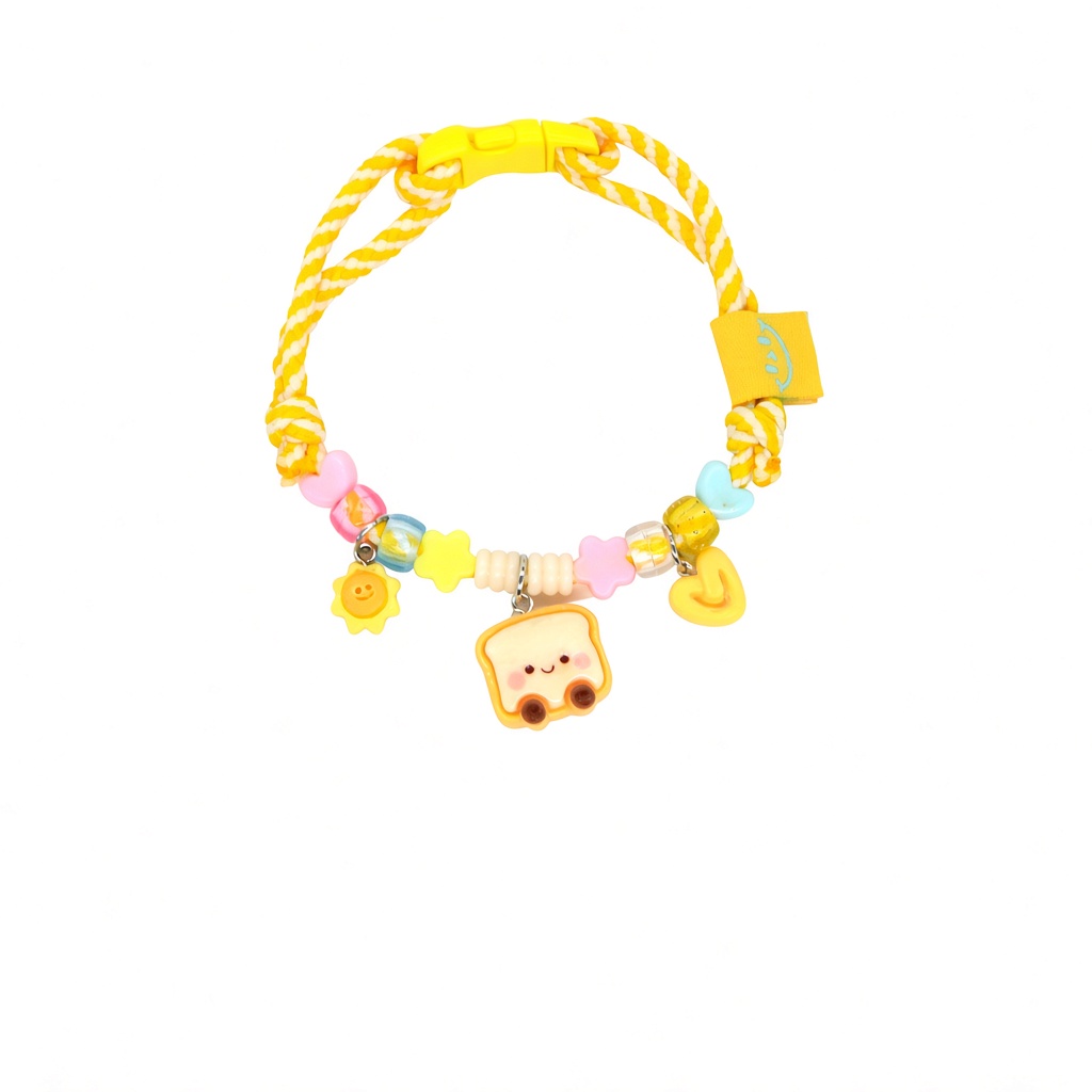Cute Charm Beaded Rope Pet Collar