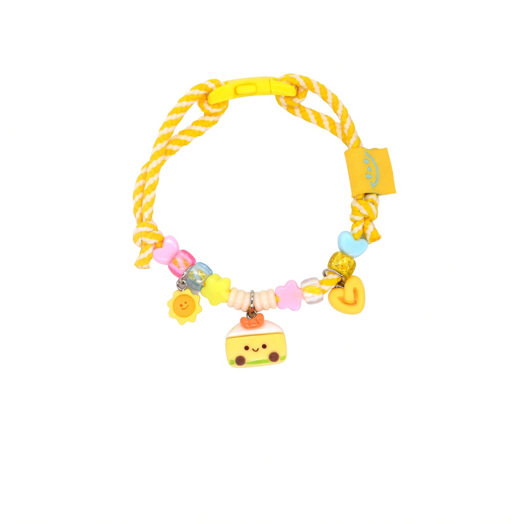 Cute Charm Beaded Rope Pet Collar