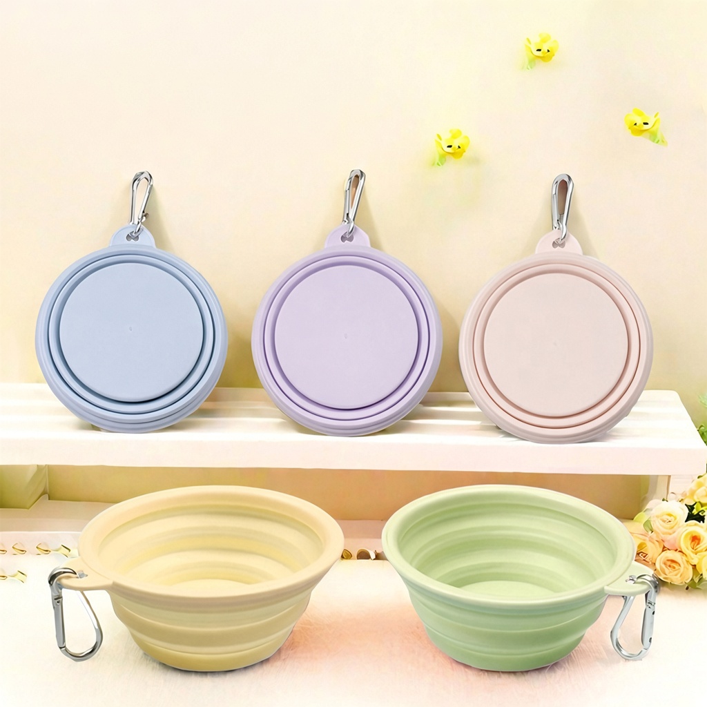 Foldable Silicone Travel Pet Bowl
