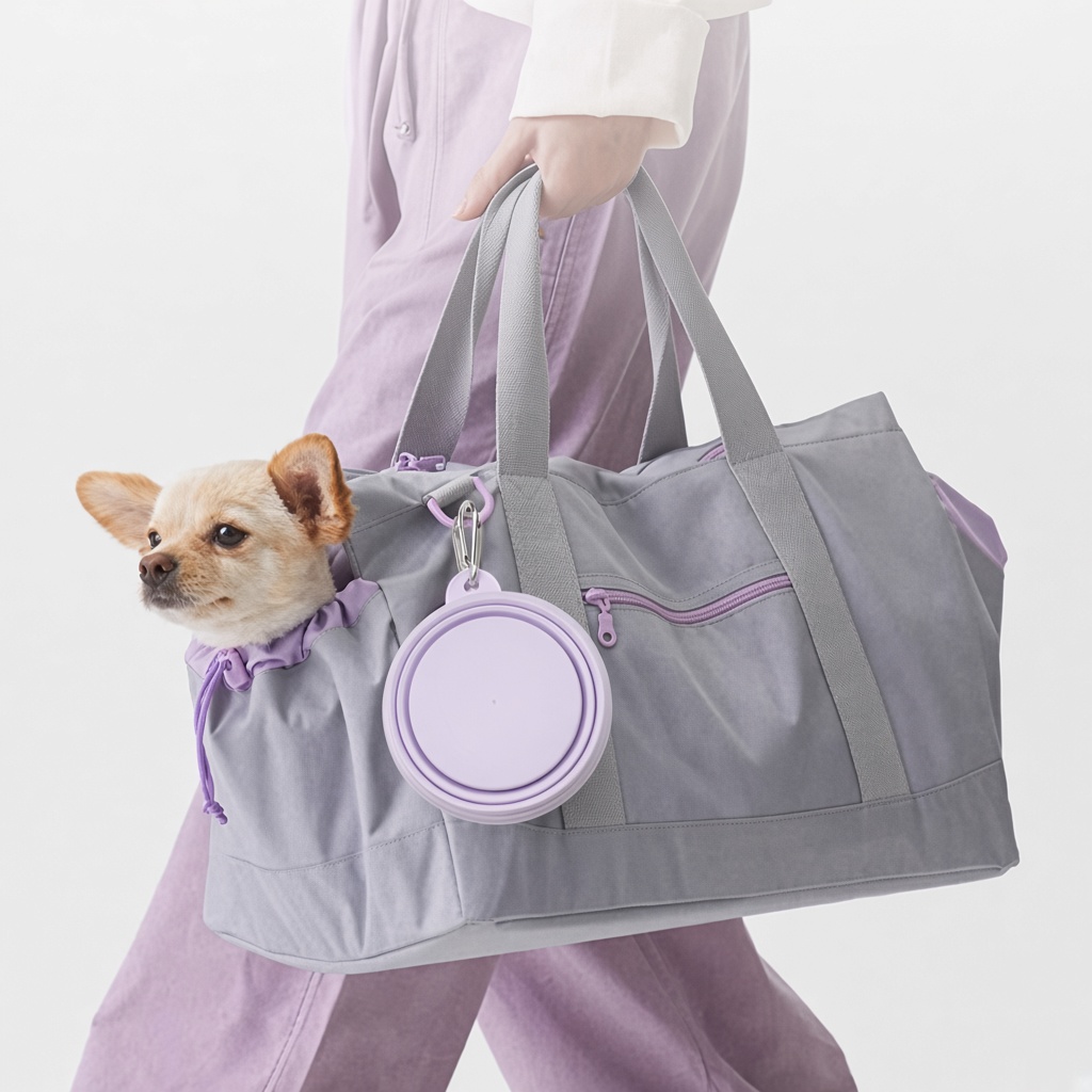 Foldable Silicone Travel Pet Bowl