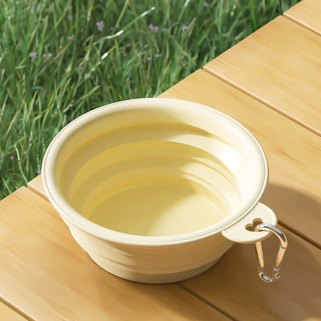 Foldable Silicone Travel Pet Bowl