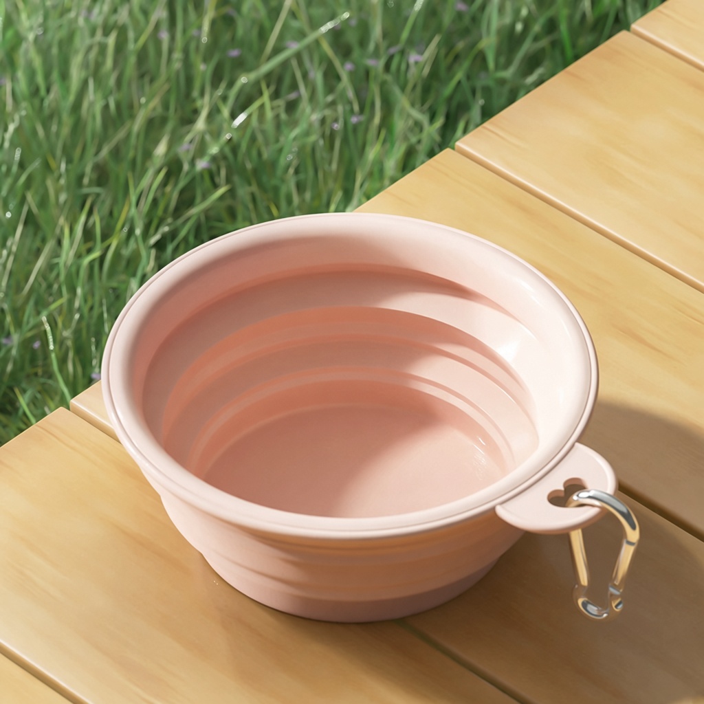 Foldable Silicone Travel Pet Bowl