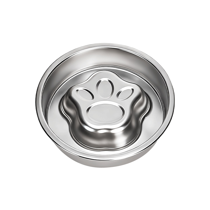 Stainless Steel Slow Feeder Pet Bowl