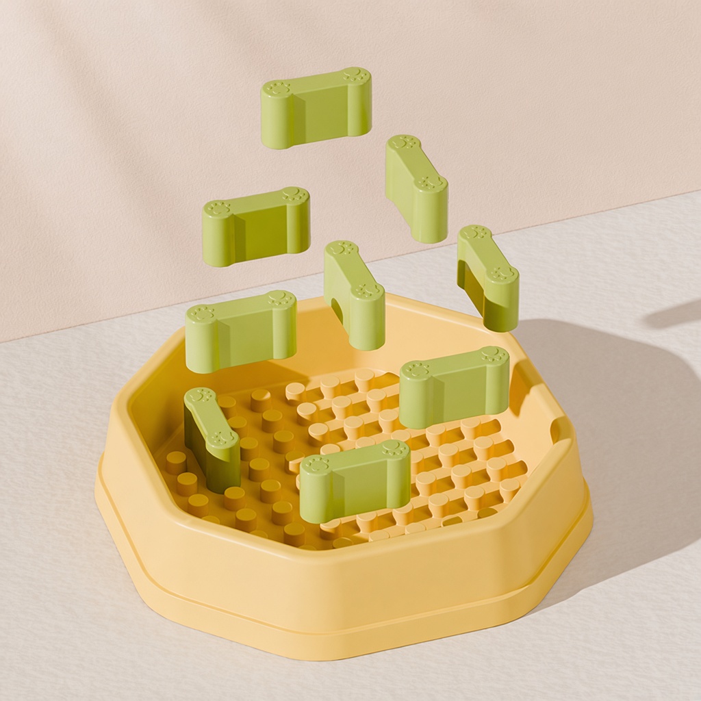 Adjustable Modular Slow Feeder Bowl
