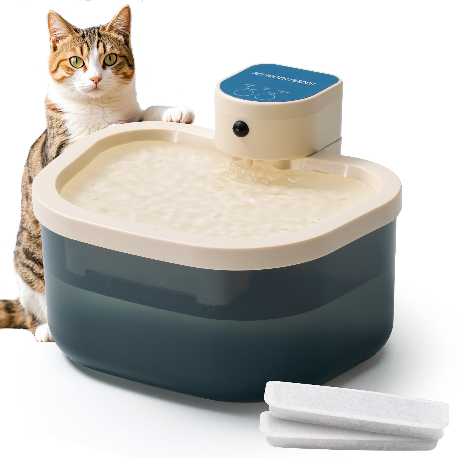 Cordless Motion-Sensor Pet Water Fountain