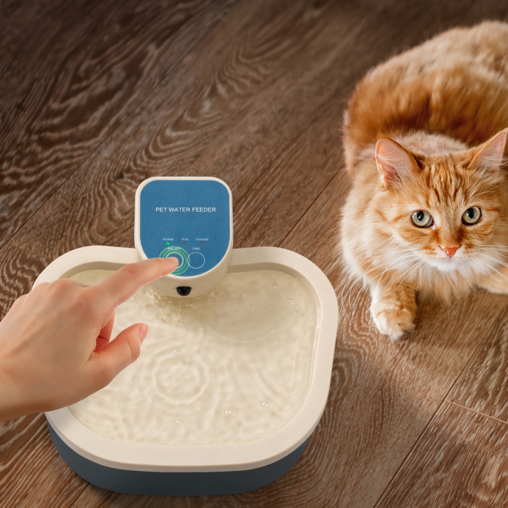 Cordless Motion-Sensor Pet Water Fountain