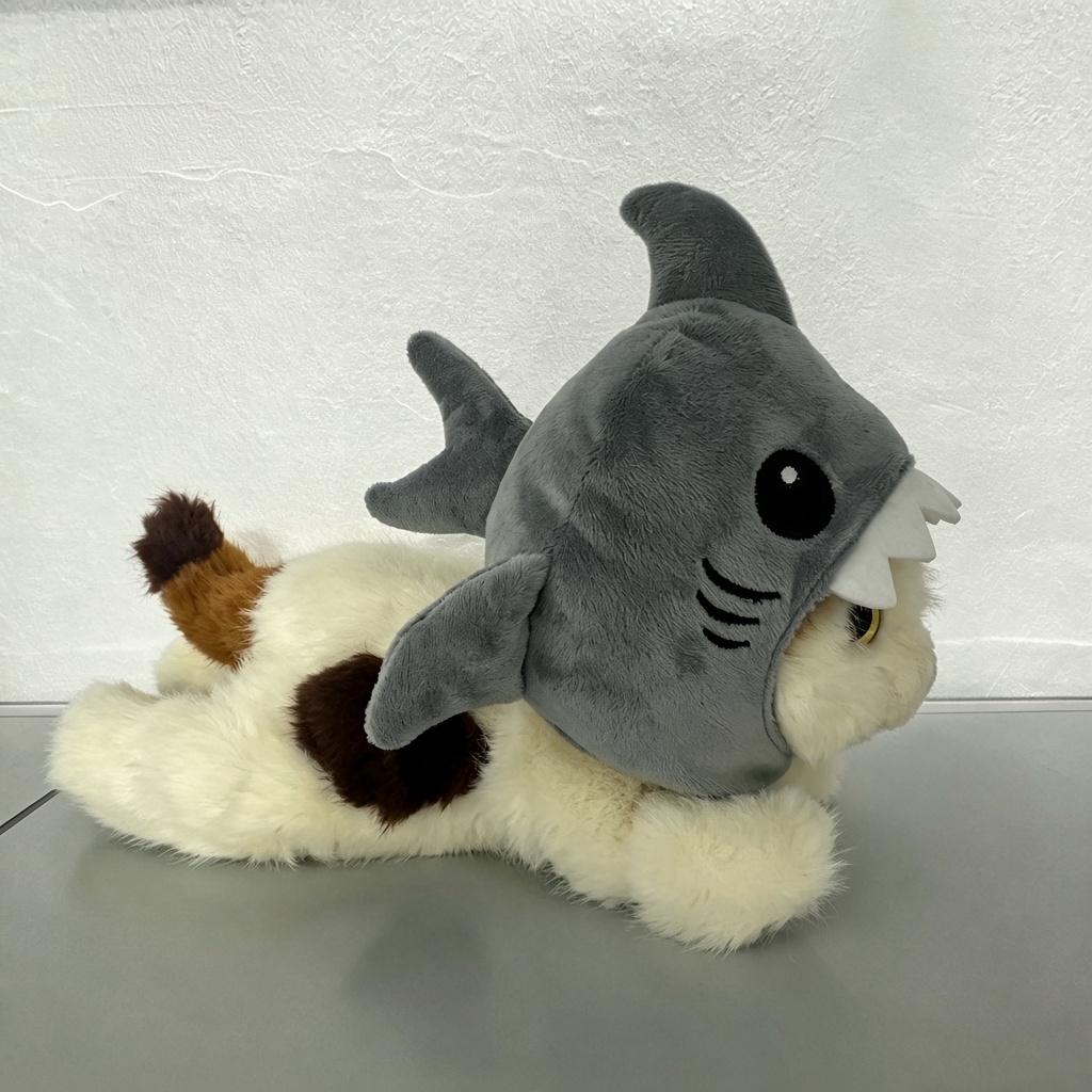 Plush Shark Pet Hood