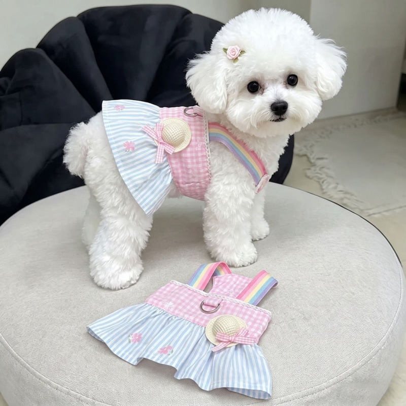Rainbow Princess Sling Pet Dress
