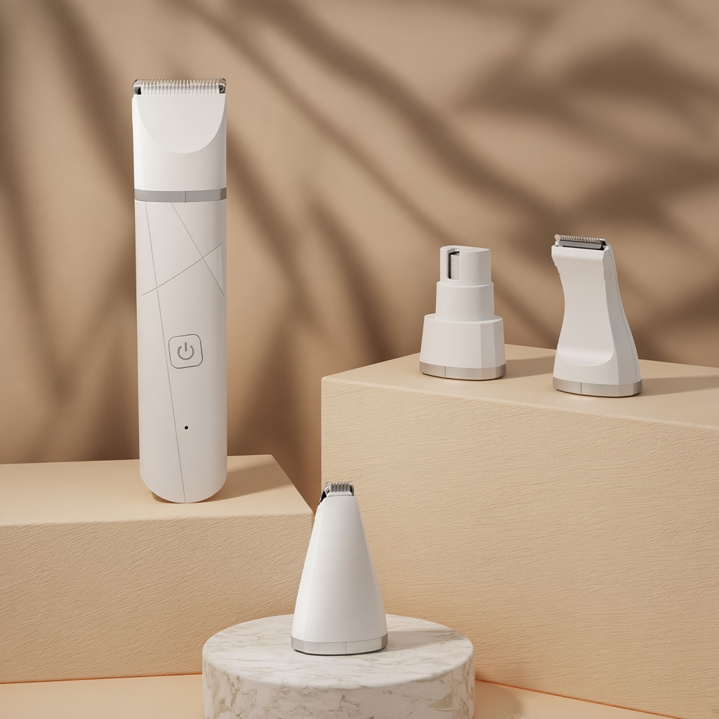 Rechargeable Multi-Head Pet Trimmer