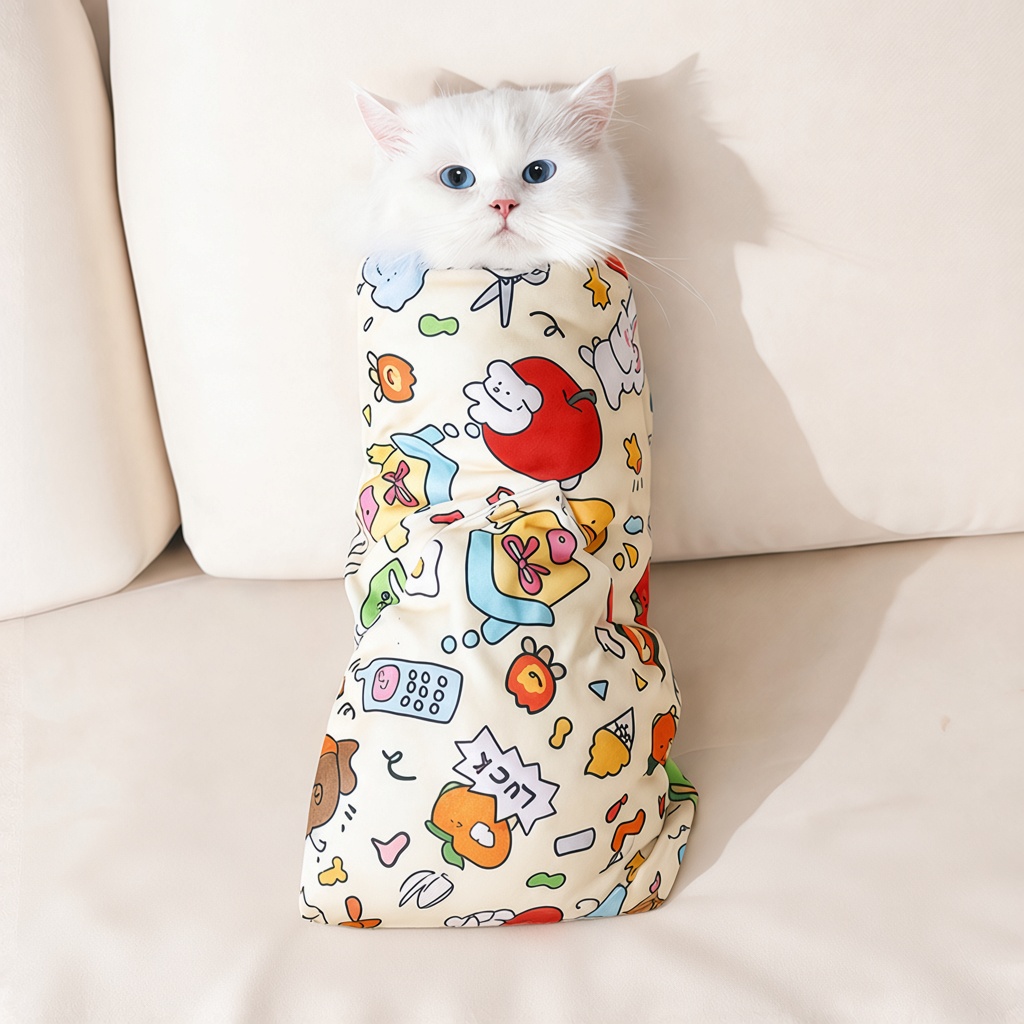 Self-Adhesive Cat Grooming Wrap