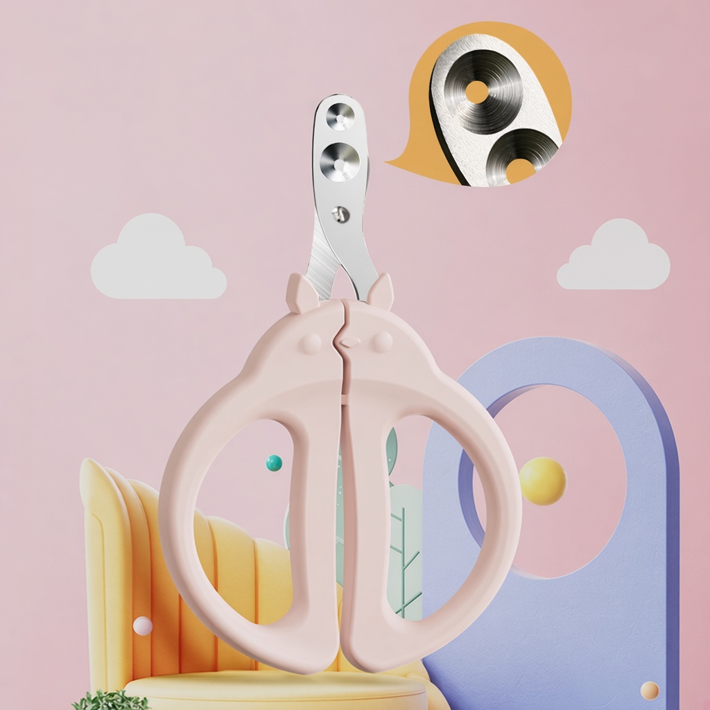Dual-Hole Beginner Pet Nail Clippers