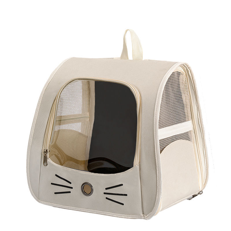 Transparent-Window Cat Carrier Backpack