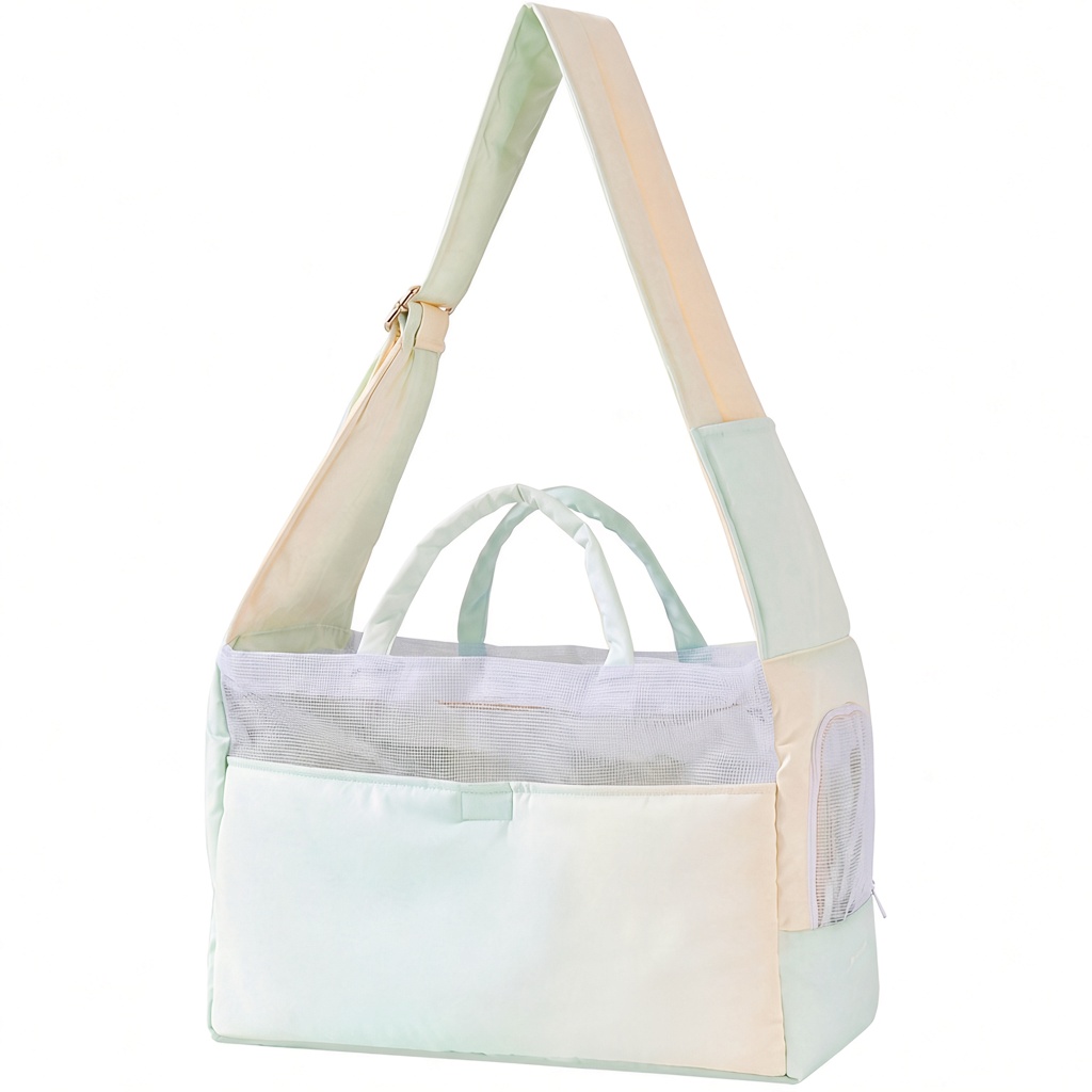 Breathable Head-Out Pet Shoulder Carrier