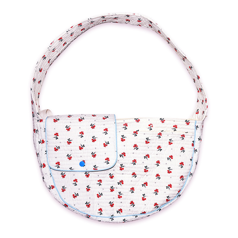 Quilted Cotton Pet Sling Carrier