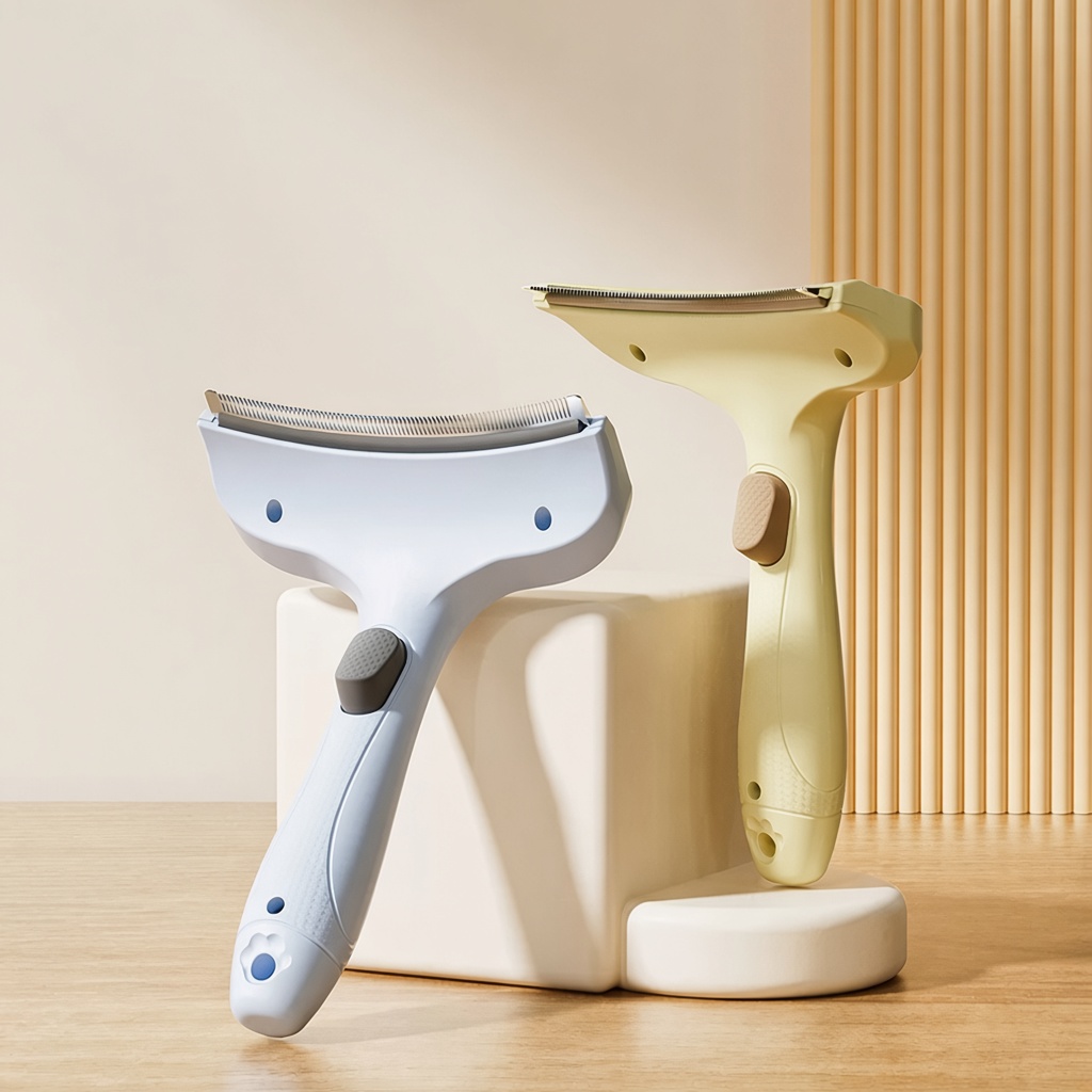 One-Click Undercoat Deshedding Comb