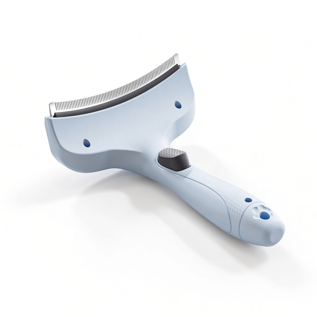 One-Click Undercoat Deshedding Comb