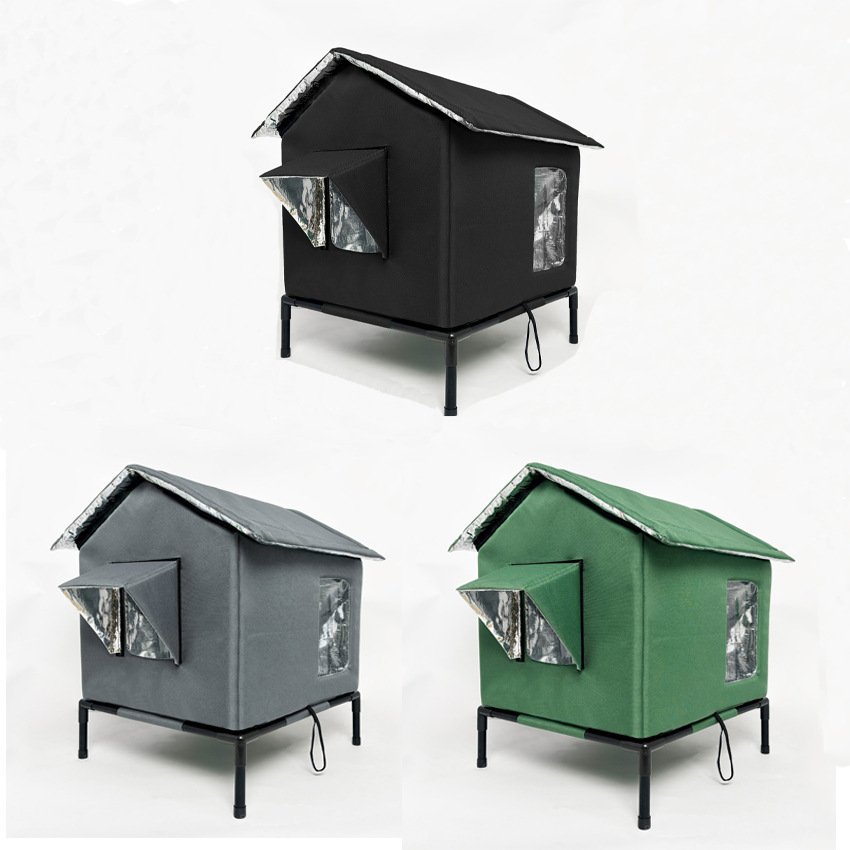 Elevated Waterproof Outdoor Cat House