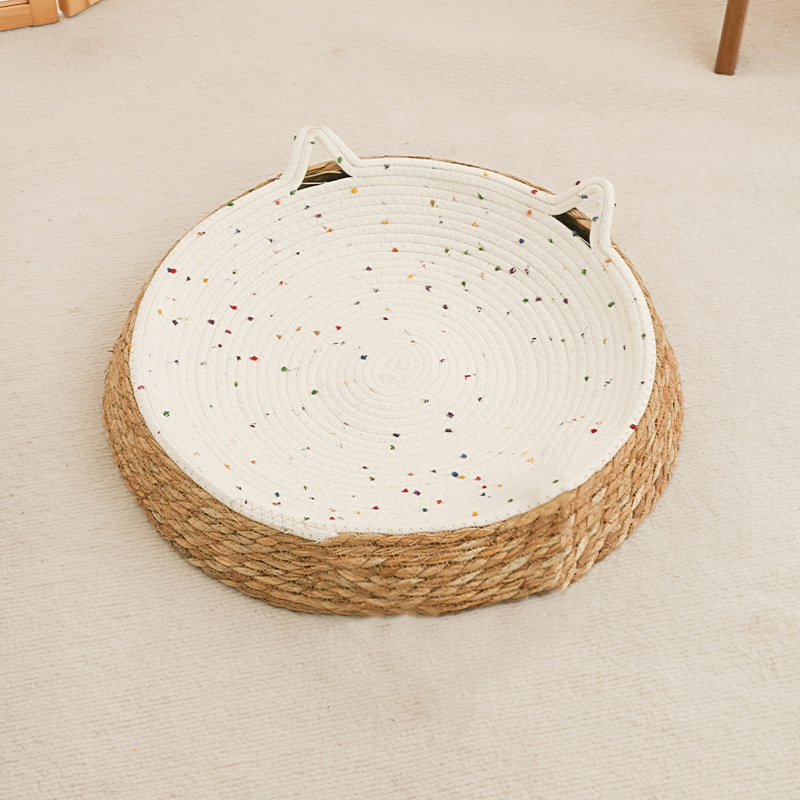 Woven Cat-Ear Scratcher Nest