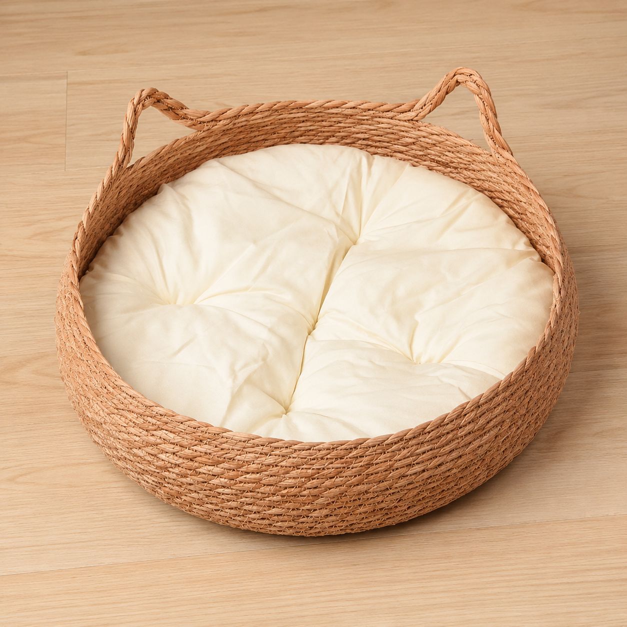 Cattail Woven Cat-Ear House