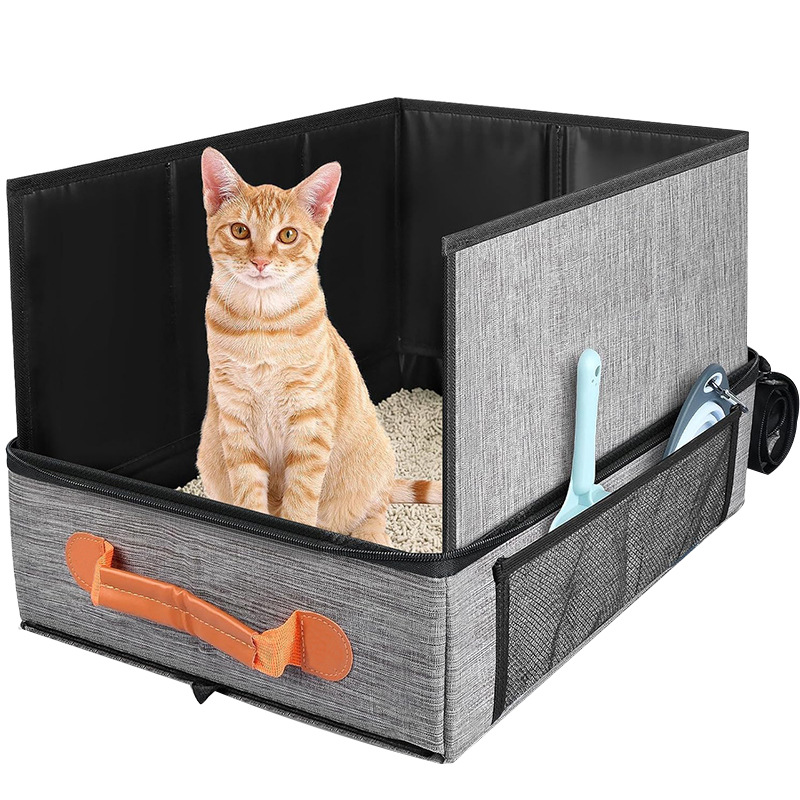 Portable Foldable Fabric Litter Box