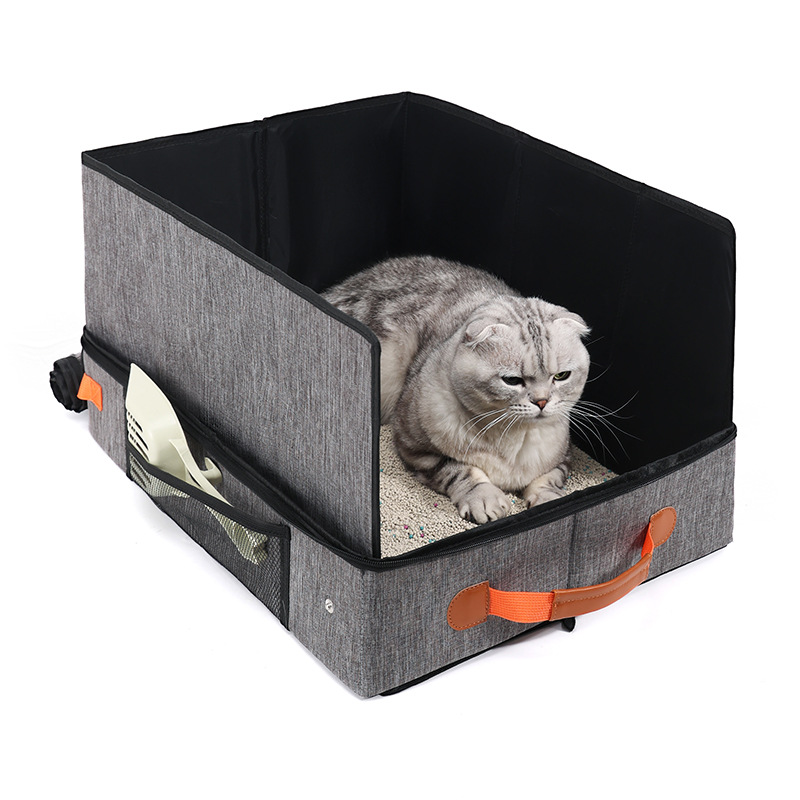 Portable Foldable Fabric Litter Box