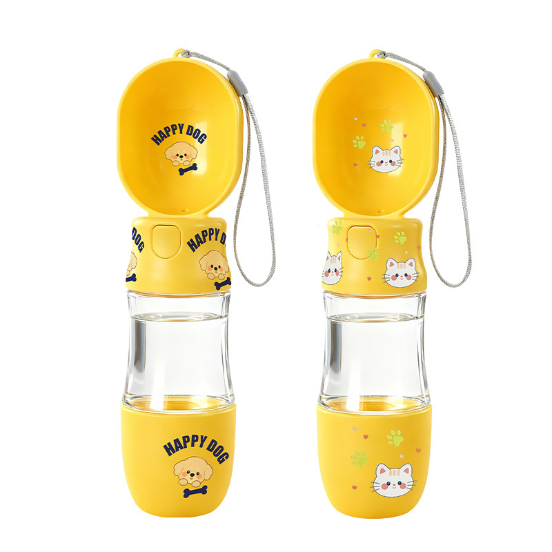 Printed Travel Pet Water Bottle