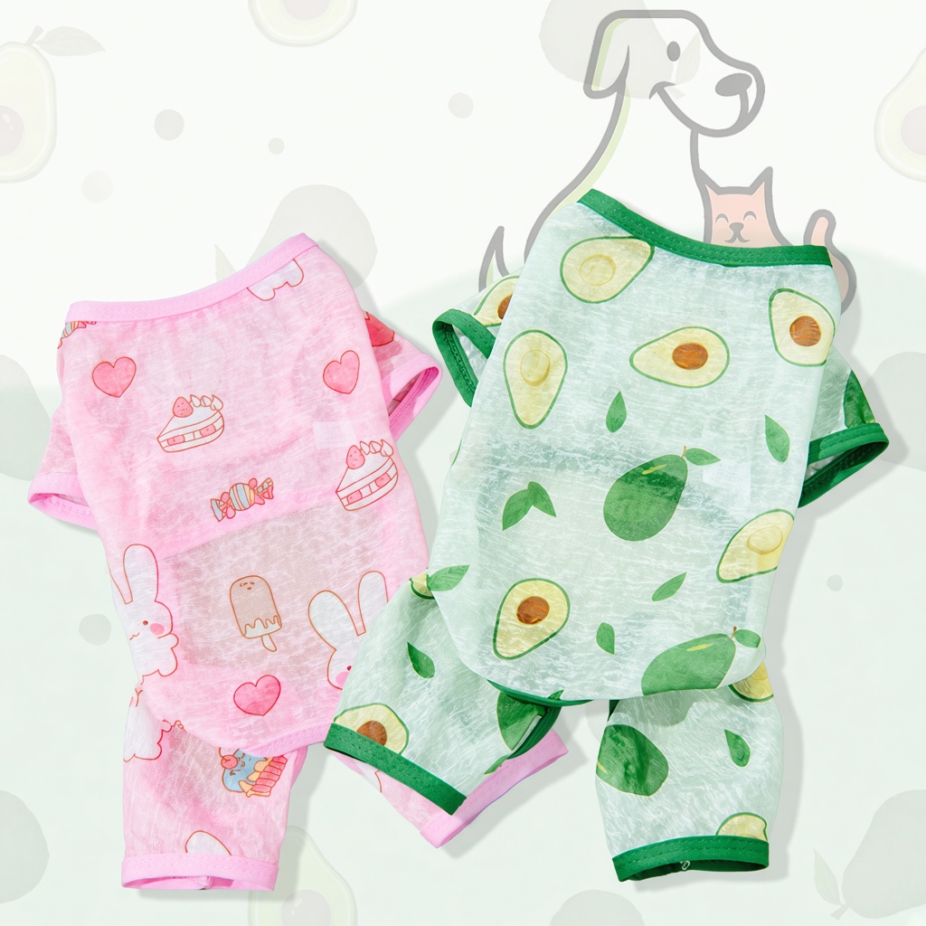 Summer Mesh Four-Leg Cat Suit