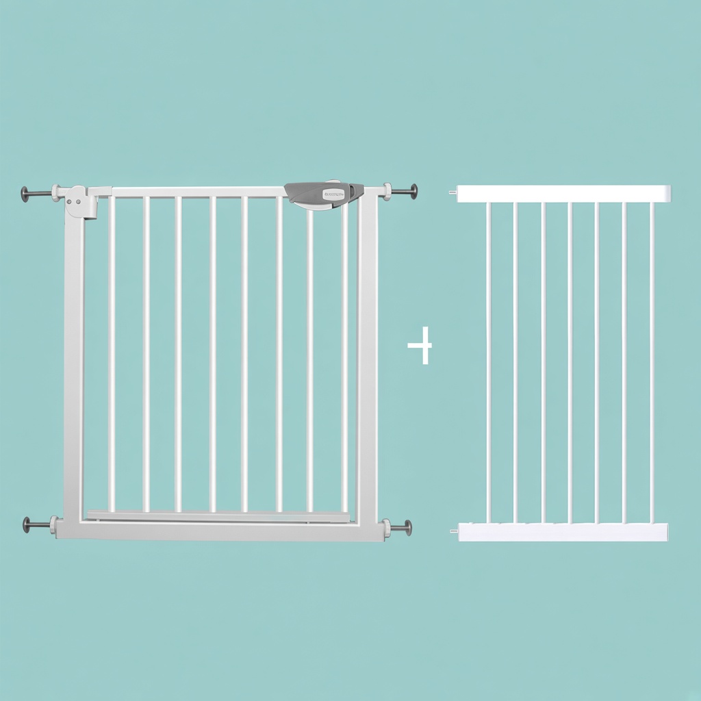 Pressure-Mount Pet Safety Gate