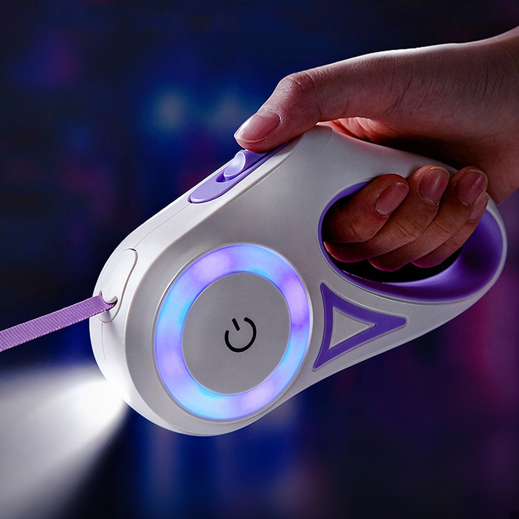 3m Touch LED Retractable Pet Leash