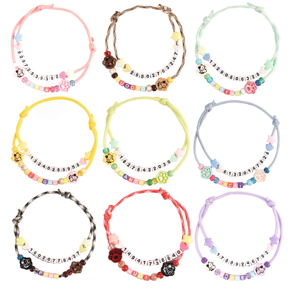DIY Letter Bead Pet ID Collar Kit
