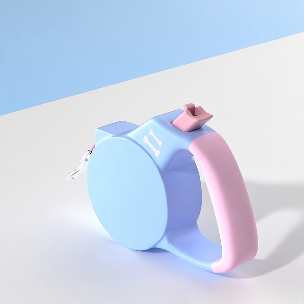 Pastel Retractable Dog Leash 5m/8m